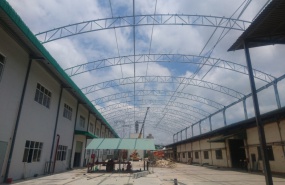 Công trình mái vòm - Thi Công Nhà Xưởng Lê Tuyên - Công Ty TNHH Cơ Khí Xây Dựng Lê Tuyên